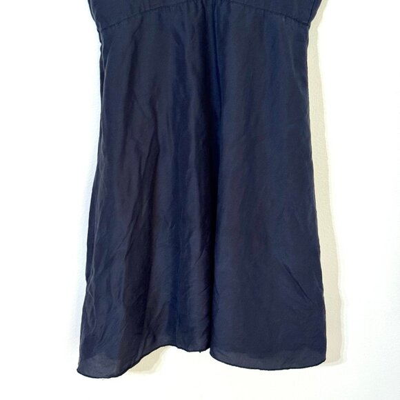 Wet Seal Silk Lace Slip Dress Black Sleeveless Whimsigoth Grunge Witchy Goth - Picture 6 of 13